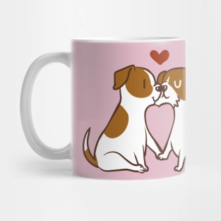Jack Russell Terrier Kisses Mug